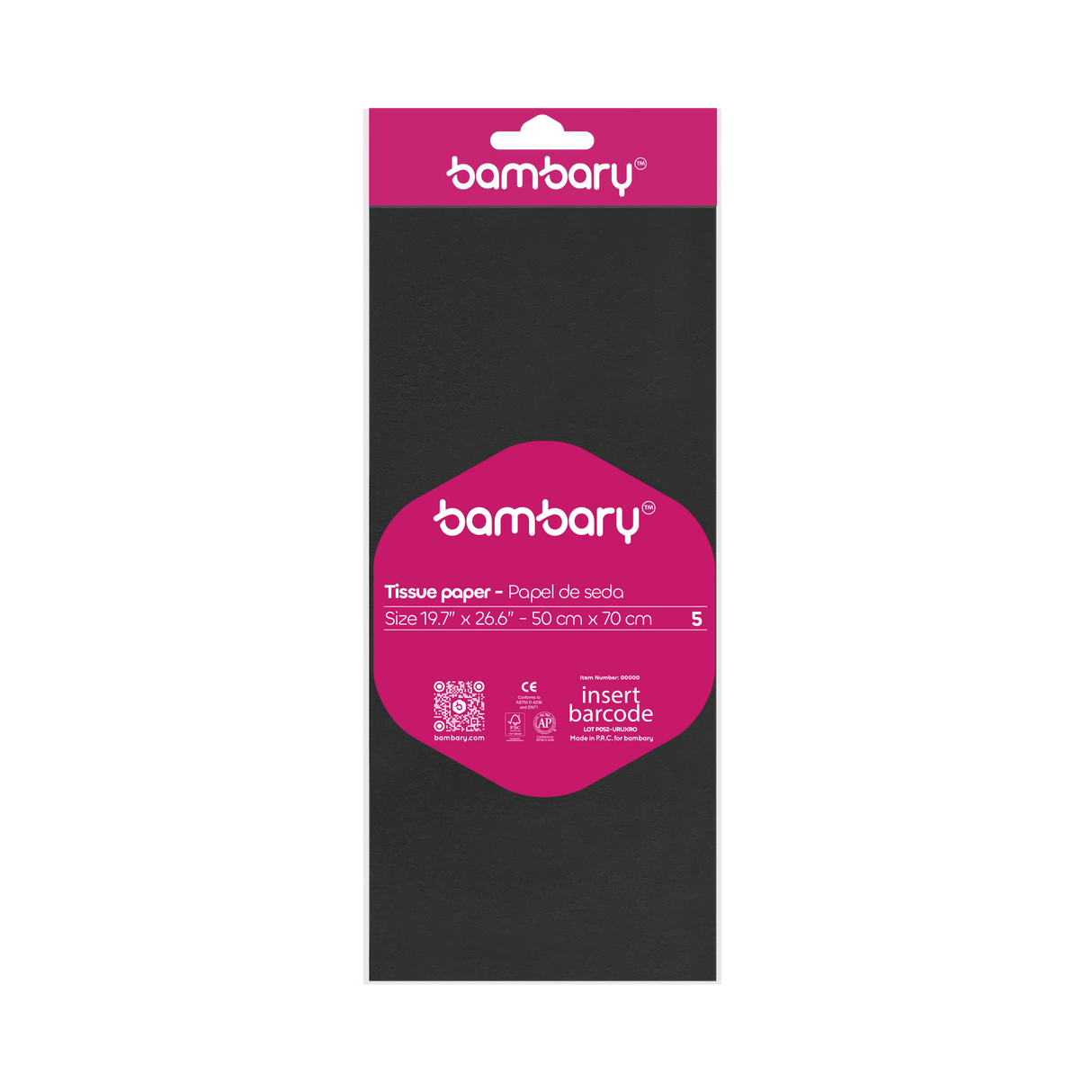 Tissue Paper 50 x 70 cm Bag x 3 Unt