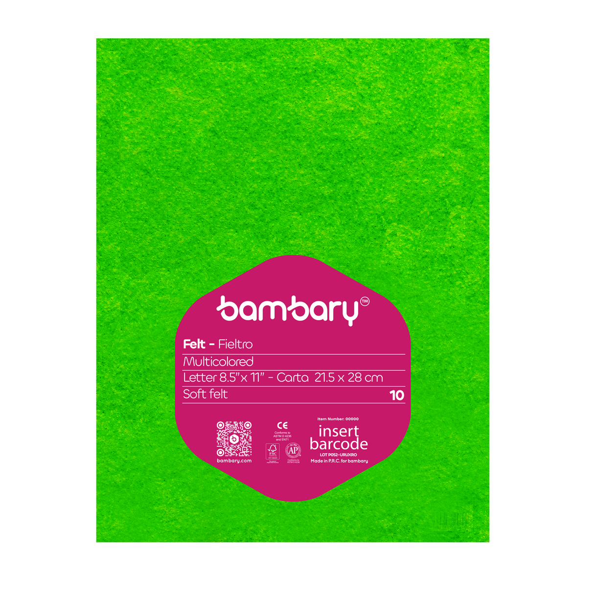 Soft Felt A4 10 Und Multicolor