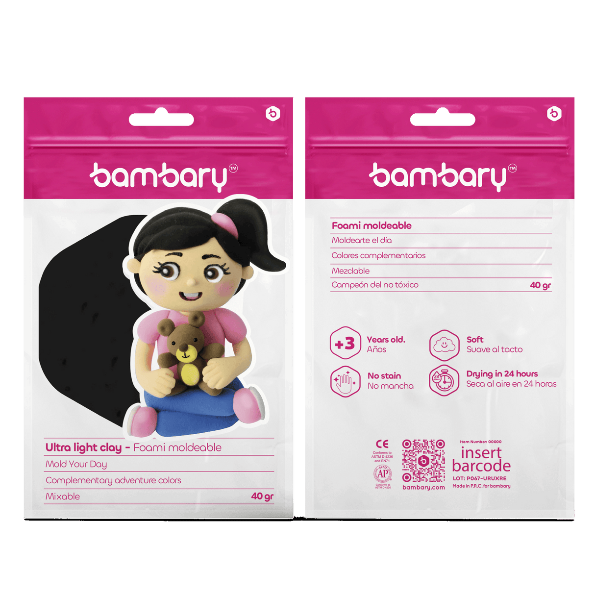 Ultra light clay 40 grs secondary colors