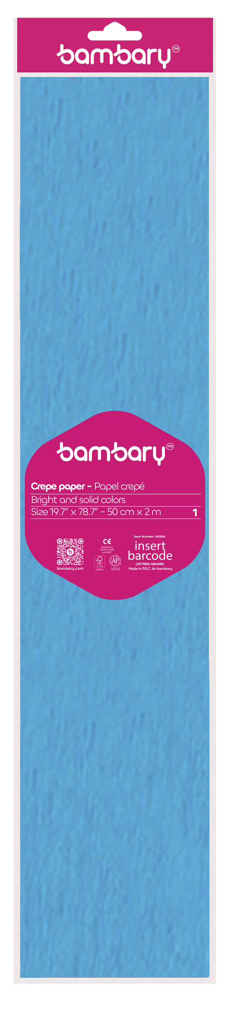 Crepe Paper 50 cm x 2 m Bag