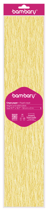 Metallic Crepe Paper 50 cm x 2 m Bag