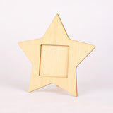Plywood Photo Frame - Star