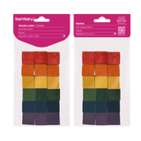 Wood Cubes 20 X 20 X 20 mm Bag 18 Unt