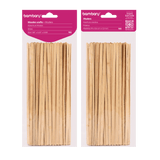 Wood Skinny Sticks 190 x 6 x 1,3 mm Bag x 100 unt