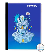 Student Composition Notebook 24 8x19 1 cm 56 GSM 100 SH College Ruled - Bambary